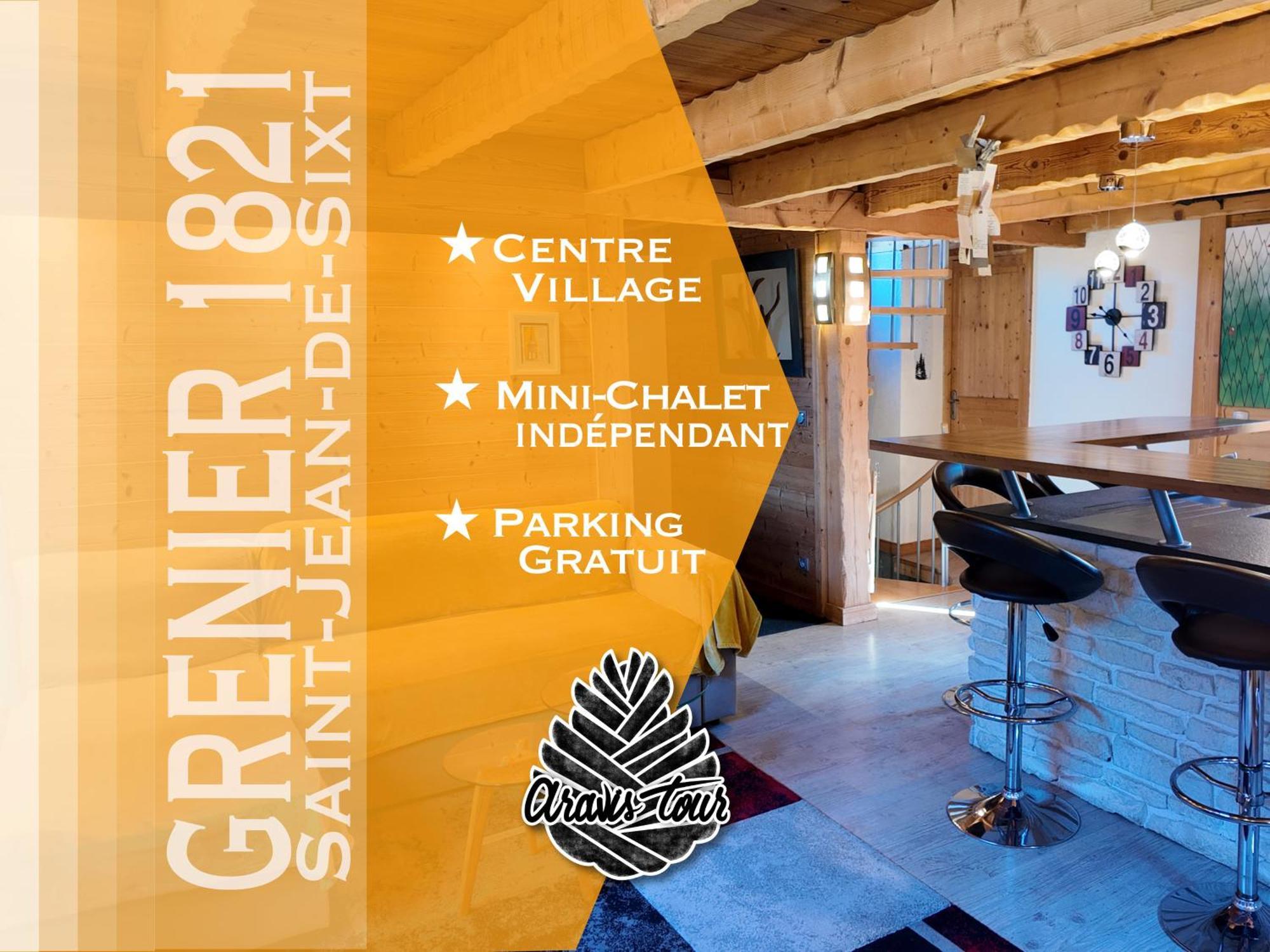 Le Grenier 1821 - Mini Chalet - Centre Village - Aravistour 생장드씨 외부 사진